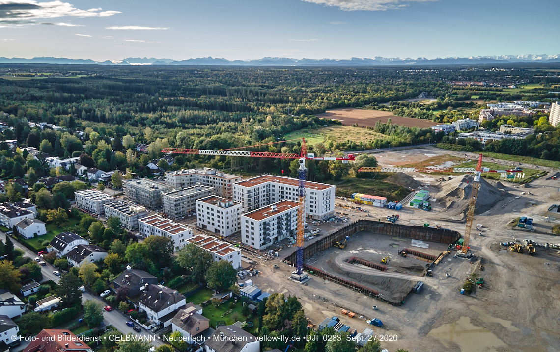 27.09.2020 - Baustelle Alexisquartier in Neuperlach